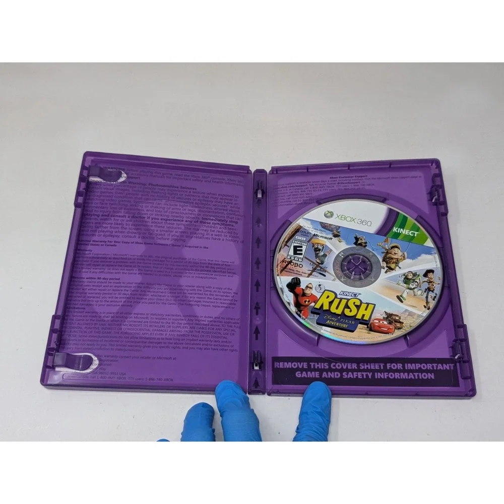 Kinect Rush: A Disney Pixar Adventure (Microsoft Xbox 360, 2012) No‎ Manual